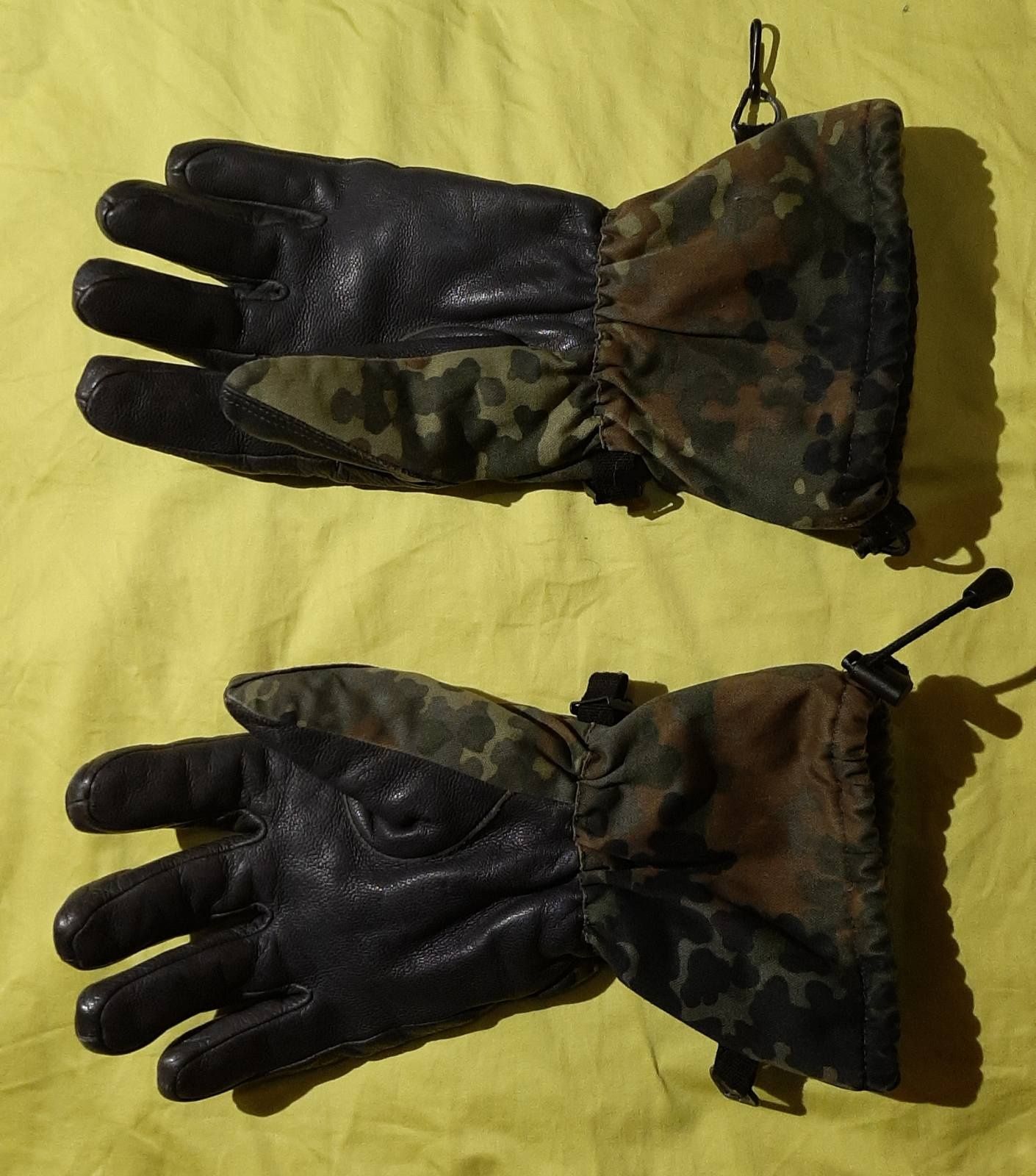 Военные зимние перчатки Gore-Tex Flecktarn Bundeswehr Warm Demobil DB