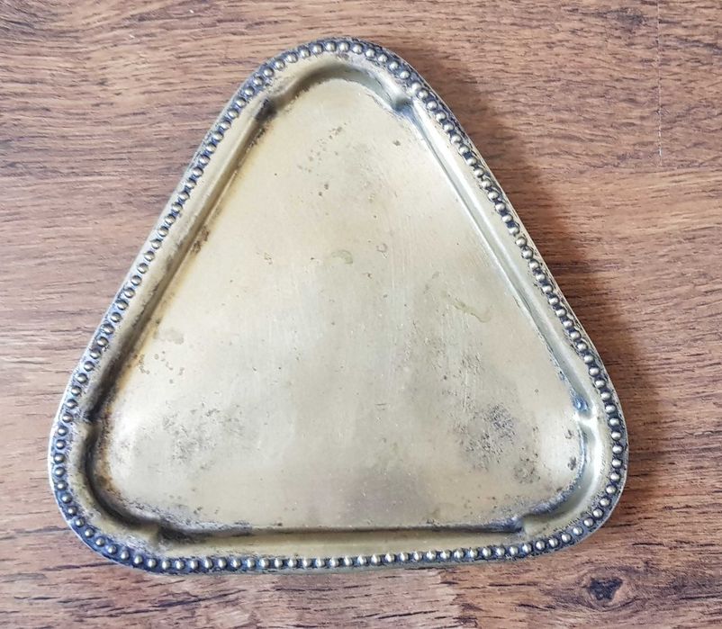 Platerowana srebrem tacka, stara