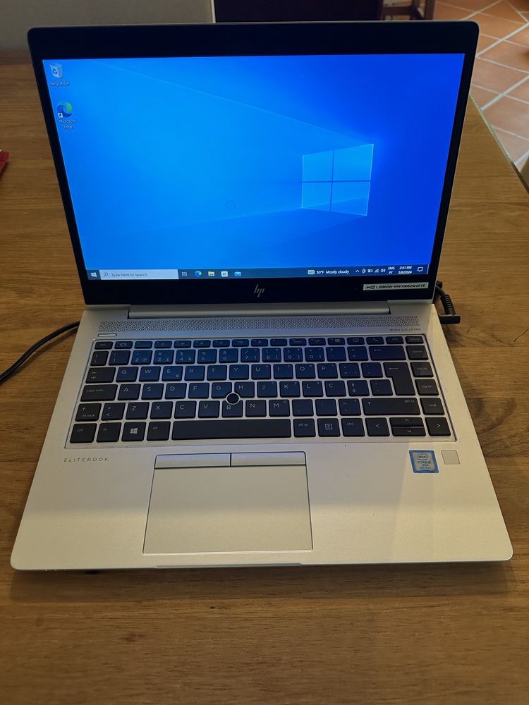 HP EliteBook 840 G5 i5 (8th Gen) 8GB RAM 256GB SSD 14"