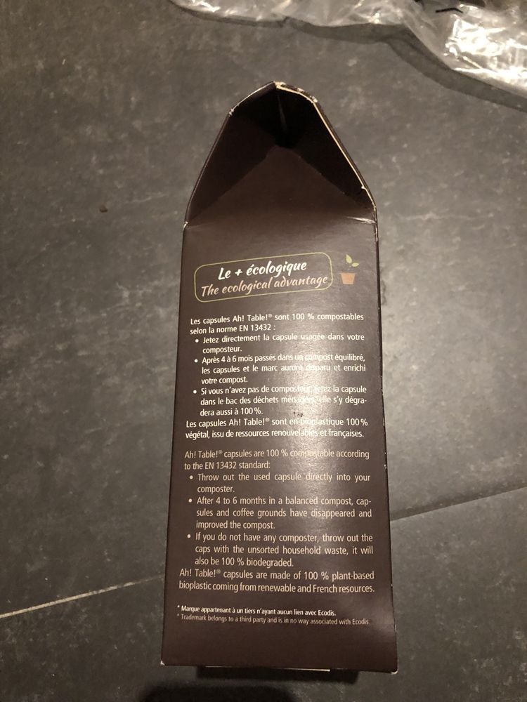 Capsulas de cafe ecologicas NOVO