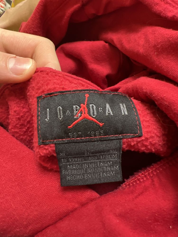 худі Jordan red colour