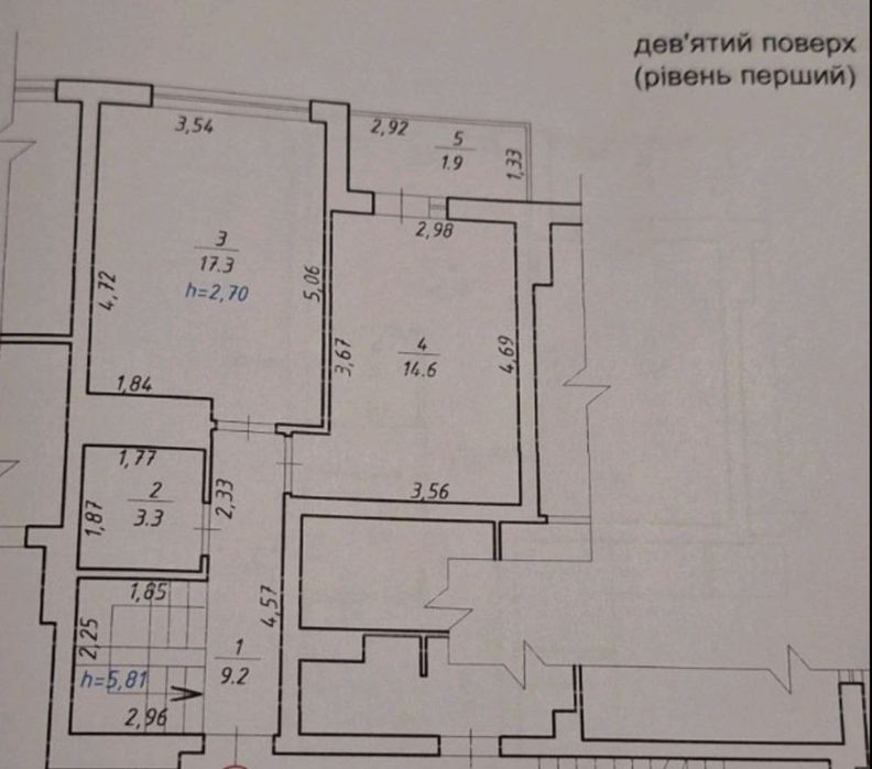 Продаж 3-кім квартири в двох рівнях в новобудові ЖК Континент по ву