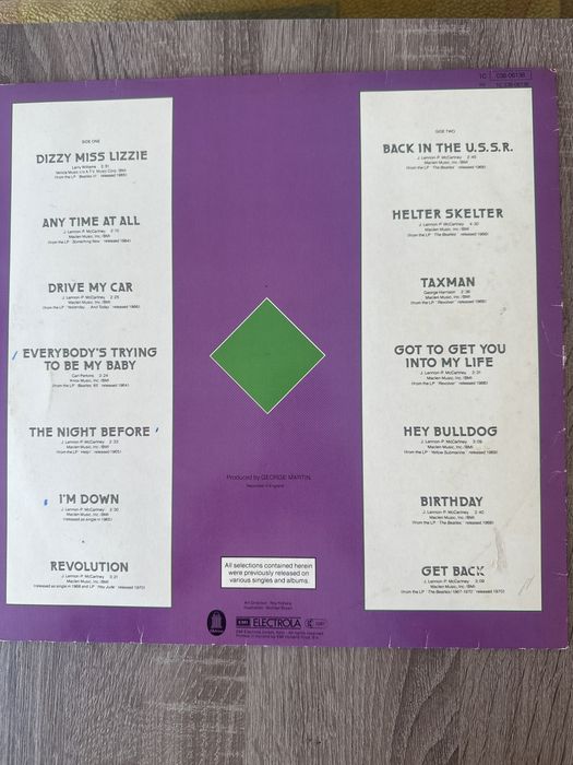 Виниловая пластинка The Beatles сборник