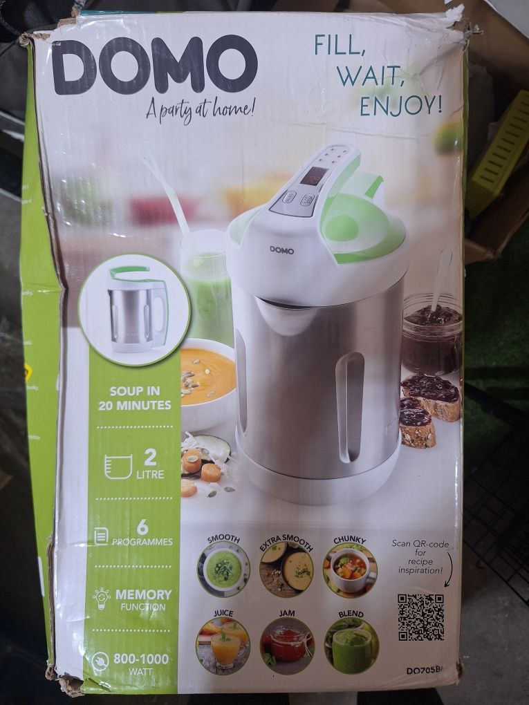 DOMO DO705BL Automatyczny zupowar, 6 programów, 2L, 1000W