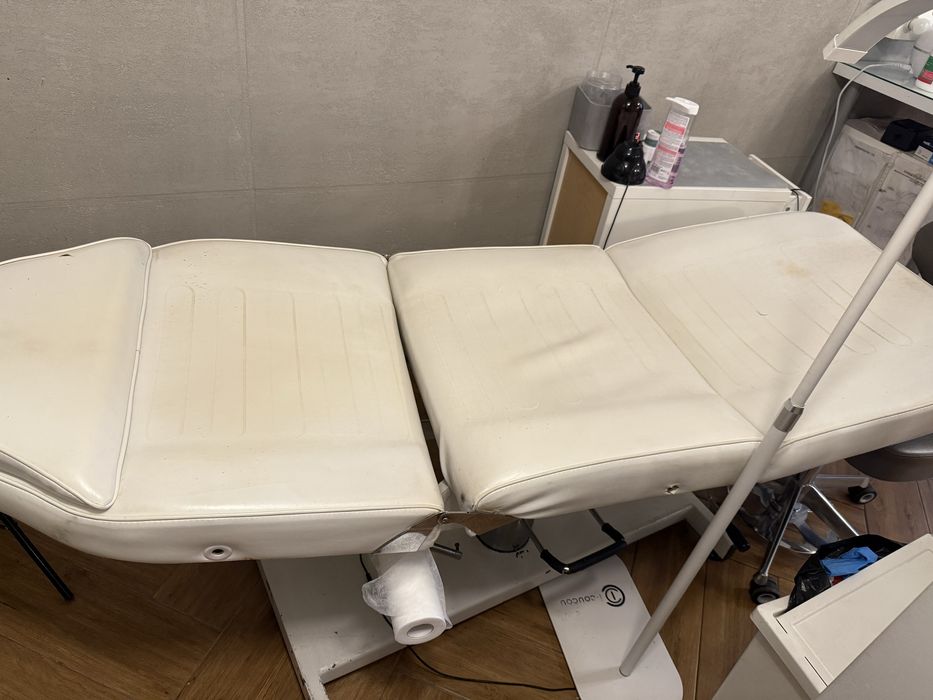 łóżko kosmetyczne hydrauliczne uszkodzone