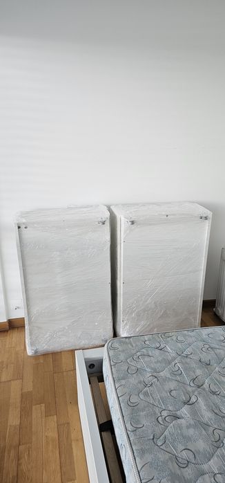 Cama malm (1.40 2.00) + estrado + 4 gavetas