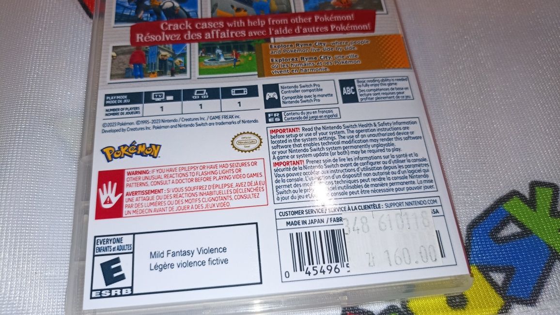 Detective Pikachu Returns Nintendo Switch (okładka drukowana) sklep