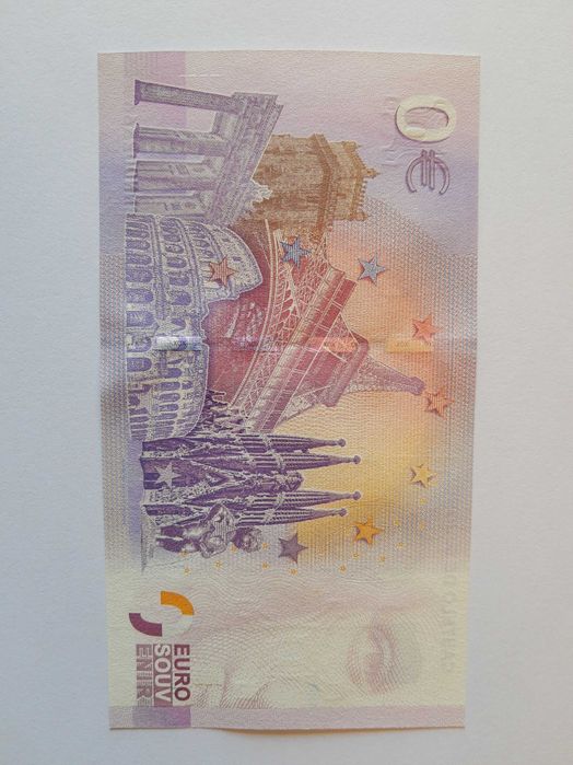 Notas 0 euros souvenir Castelo de S. Jorge 2017/Camp Nou / Lucky Luke