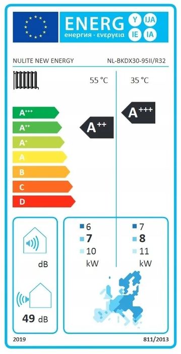 Pompa ciepła 10kW monoblok Panasonic Nulite new energy