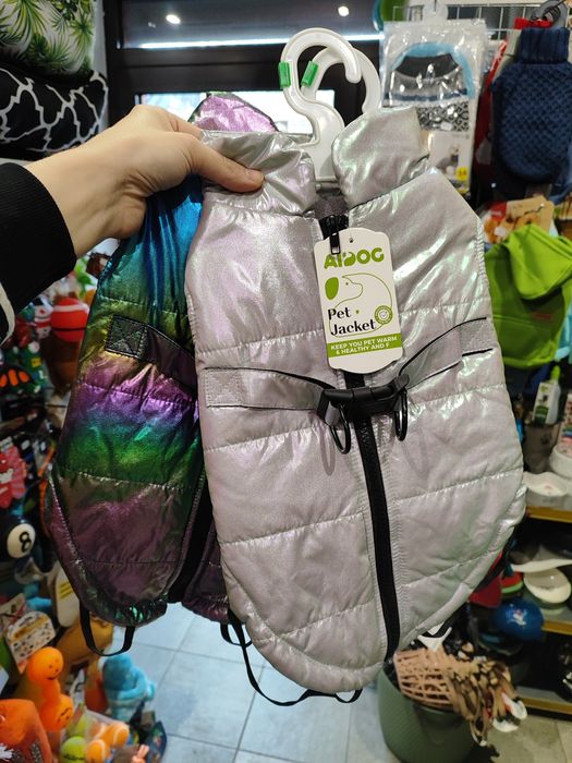 Ubranko kurtka z szelkami dla psa 35 cm