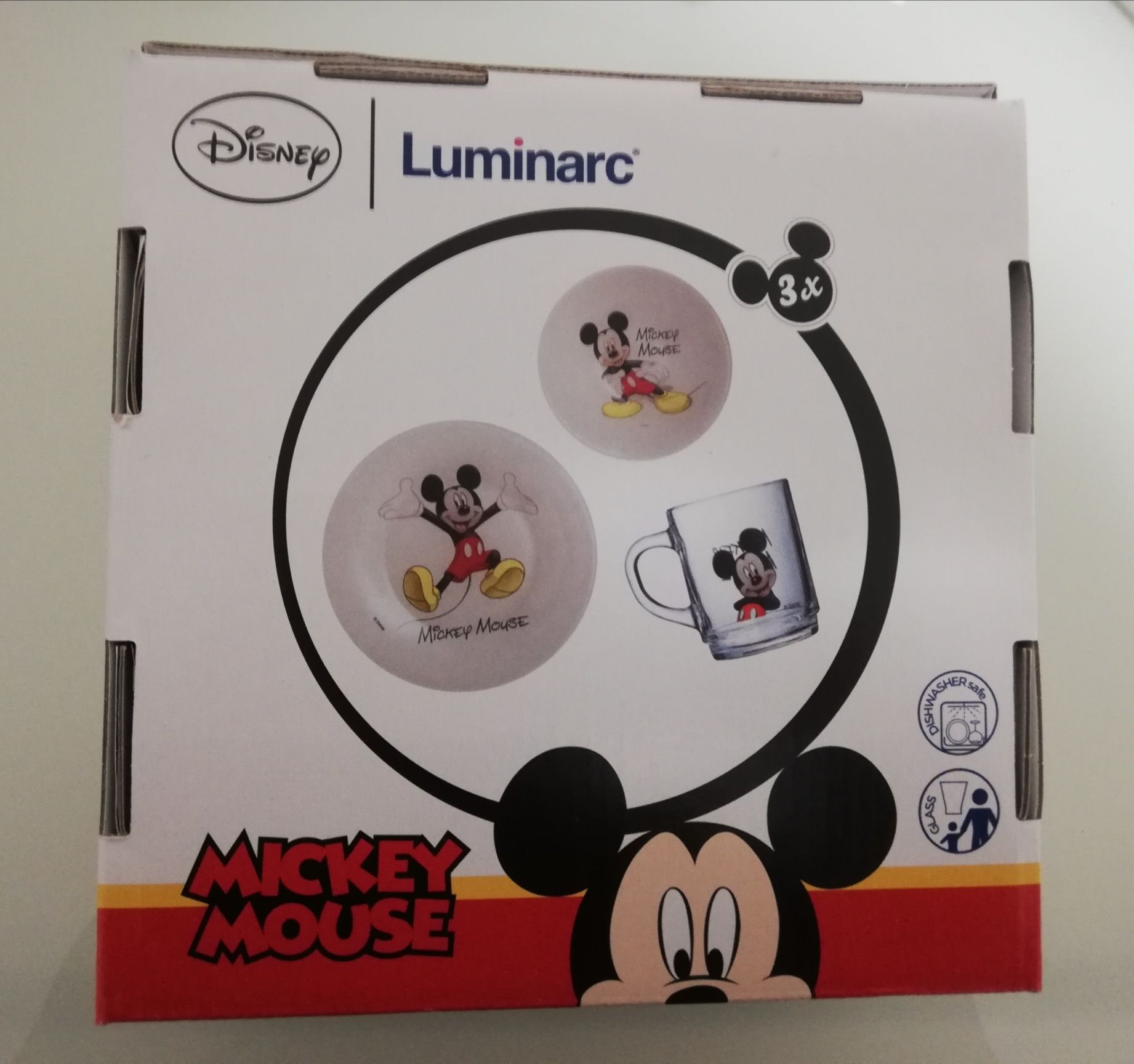 Дитячий детский набір набор посуду посуды Luminarc Disney Mickey Color