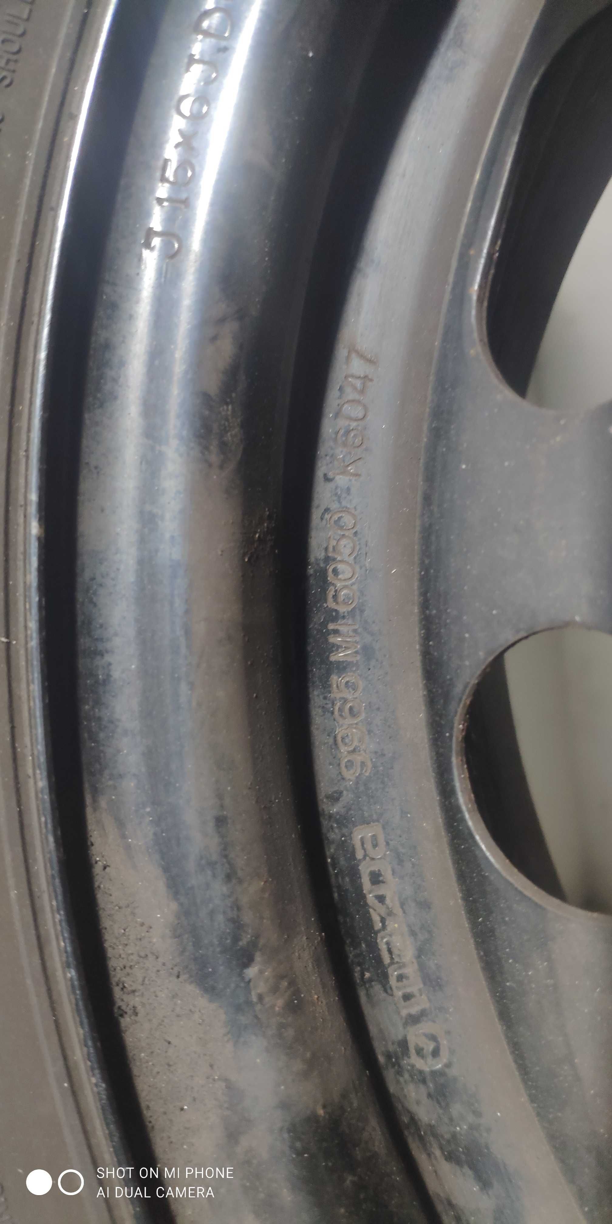 Koła 195/65R15 BRIDGESTONE 5x114,3 MAZDA stalowe 15 komplet 4szt lato