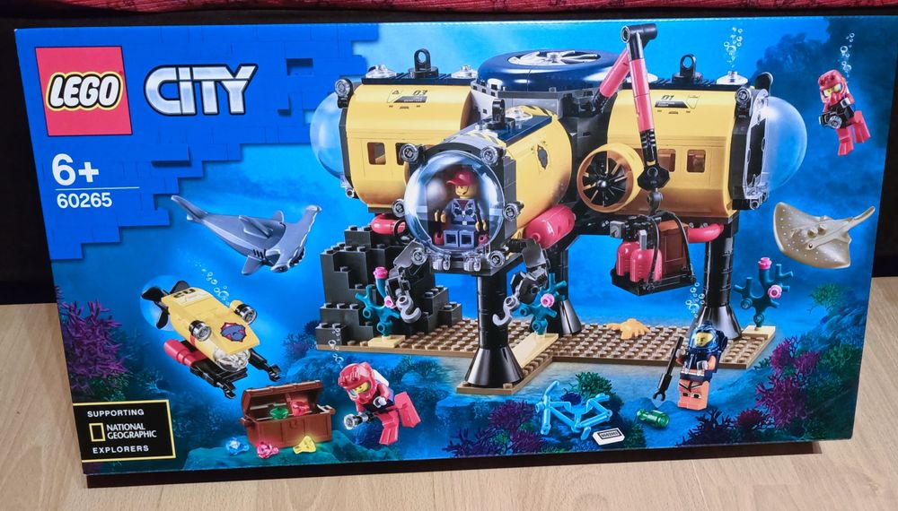 Lego City 60265 Baza badaczy oceanu łódź podwodna