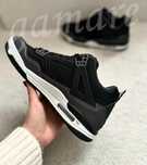 Jordan 4 czarne sneakersy dla chłopaka modne wygodne retro 41-46
