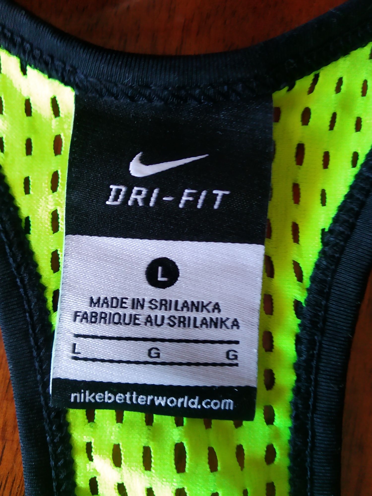 Крутая спортивная майка борцовка бренда Nike Dri-Fit размер 48