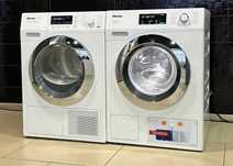 Комплект пральна + сушильна машини Miele TKG 450 WEG 675 ChromeEdition