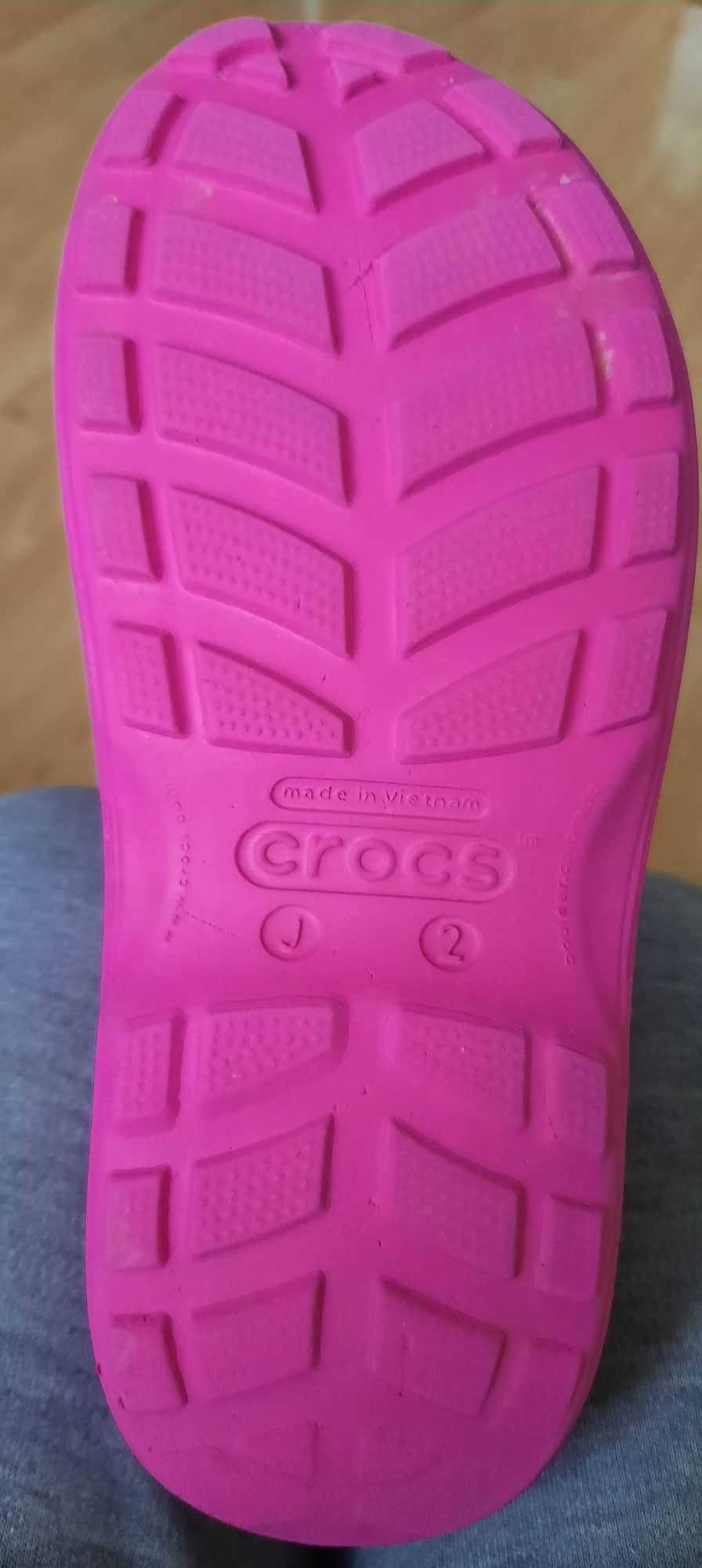 Сапоги резиновые Crocs J2 (33-34р-р) подростковые.
