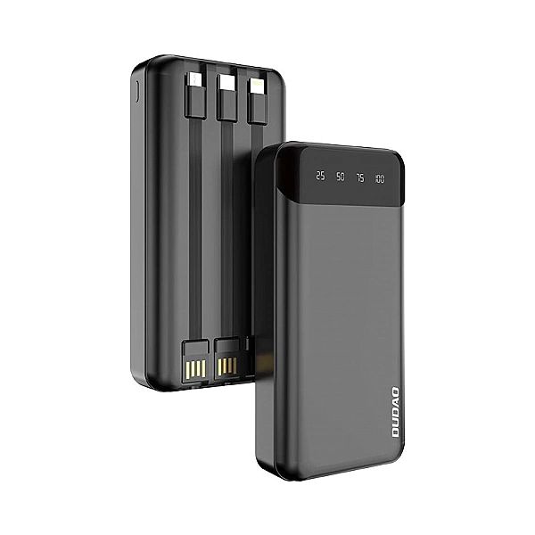 Dudao pojemny powerbank z 3 wbudowanymi kablami 20000mAh USB Typ C + m