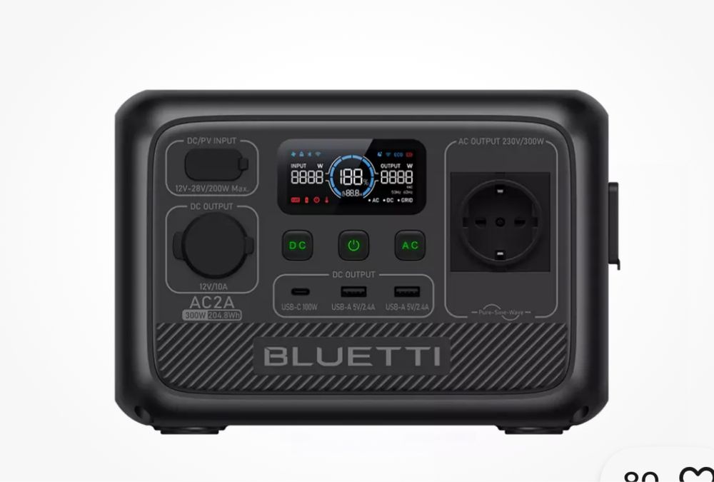 Продам зарядну станцію Bluetti AC2A 300W 204Wh
