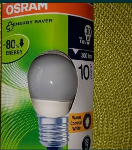 Żarówka energooszczędne E27 duży gwint - OSRAM