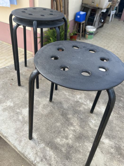 3 Bancos Empilháveis