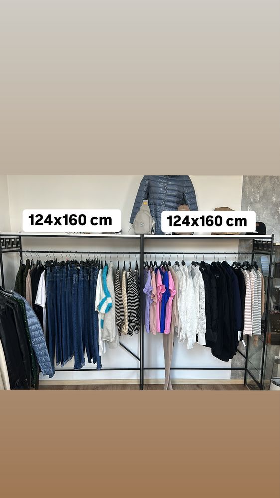 Wyposażenie sklepu odzieżowego, 70m2