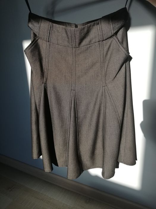 Spódnica za kolano szara Reserved