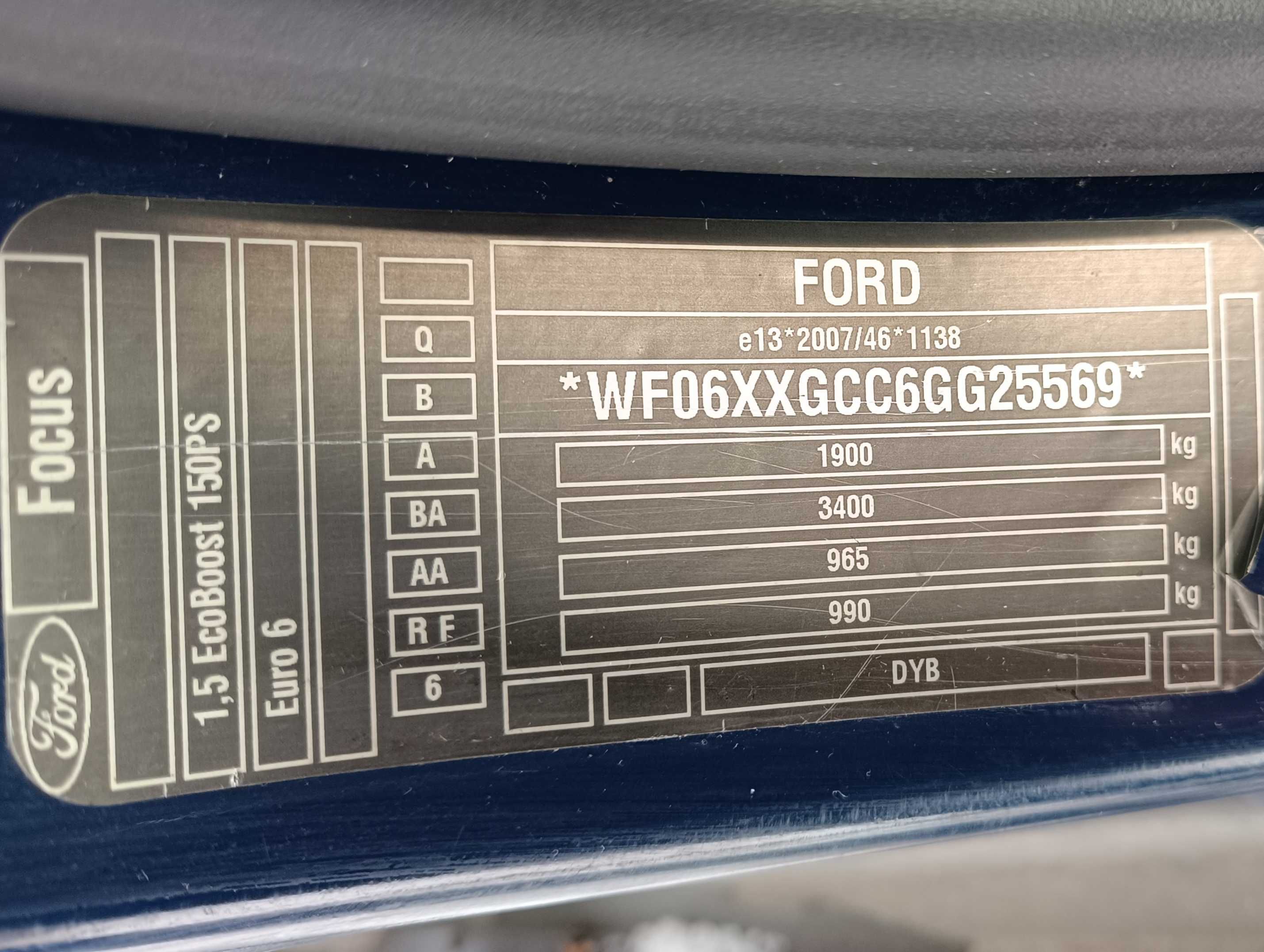 Ford Focus kombi 2016r, 150KM, 2gi właściciel 132tys km