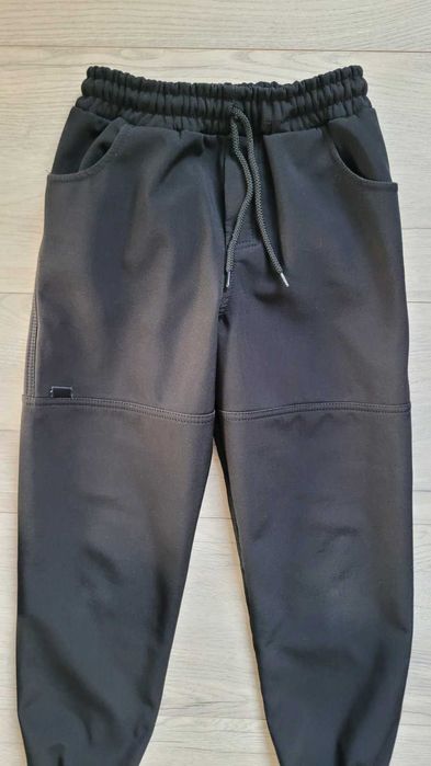 Штаны софтшел на флисе для мальчика размер 140см