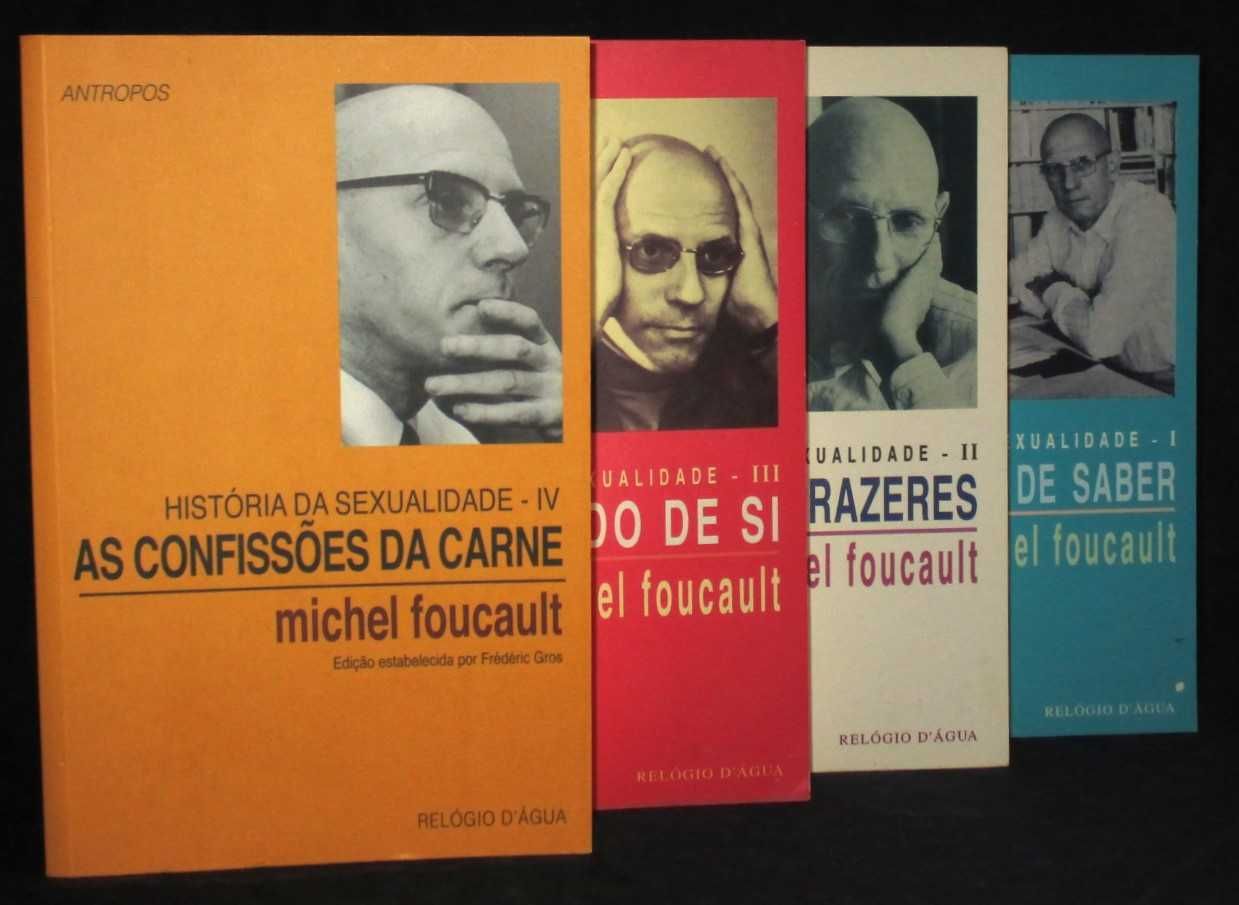 Livros História da Sexualidade Michel Foucault 4 volumes