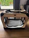Transporter dla psa lub kota bezowy max 16 roz l
