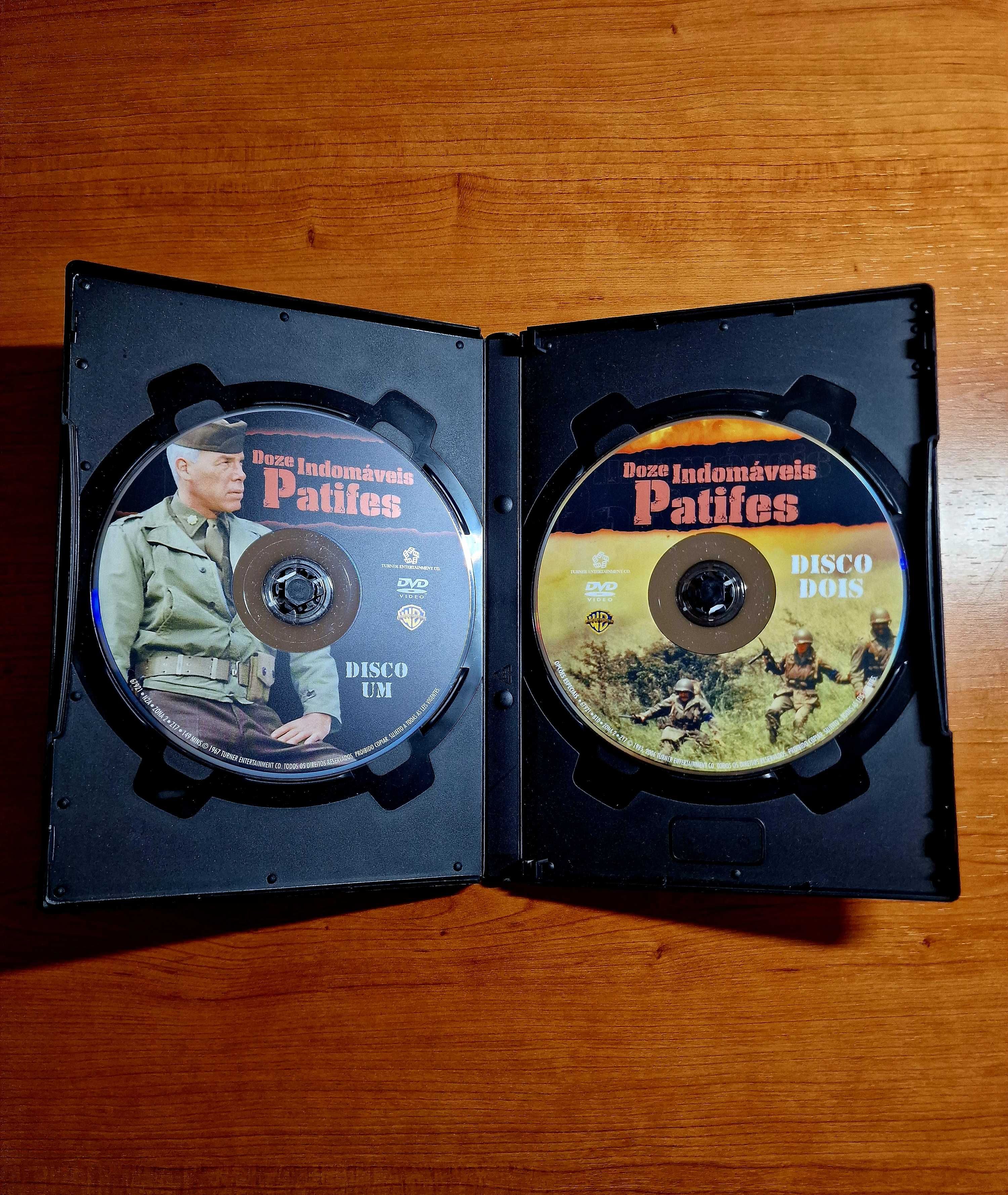 DOZE INDOMÁVEIS PATIFES 1 e 2 A missão seguinte (Lee Marvin) 2dvds