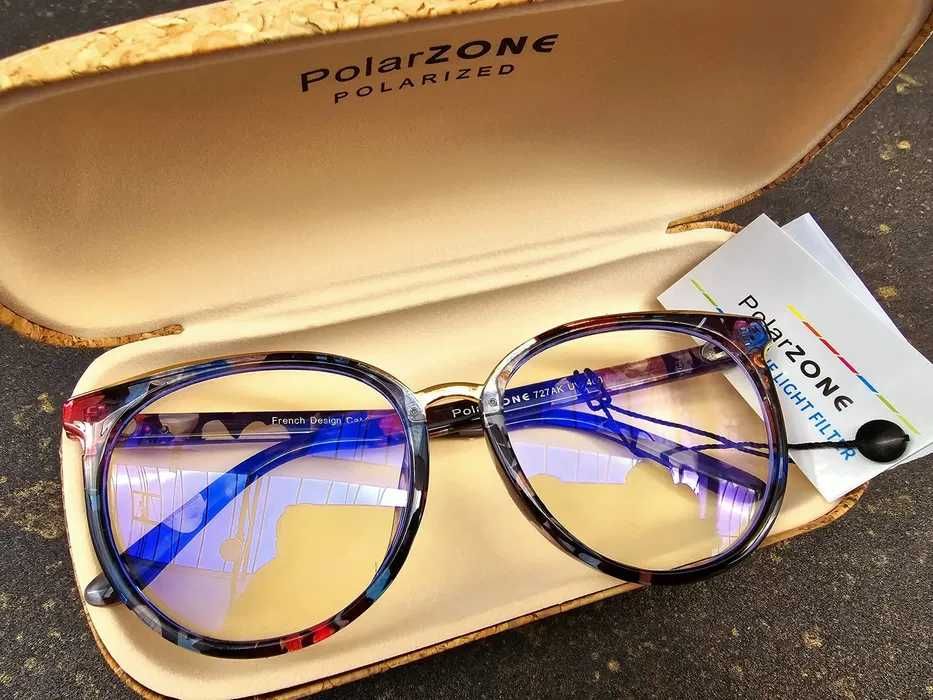Polarzone okulary zerówki damskie nowe modne