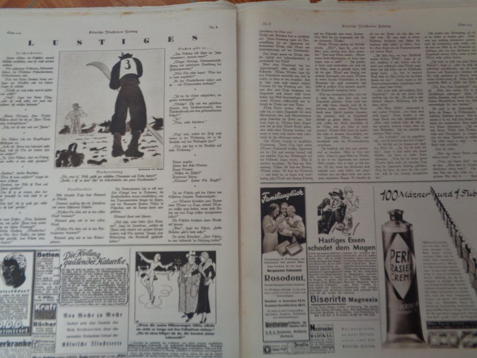 German MAGAZINE Kölnische Illustrierte Zeitung 18 februar 1937 namero