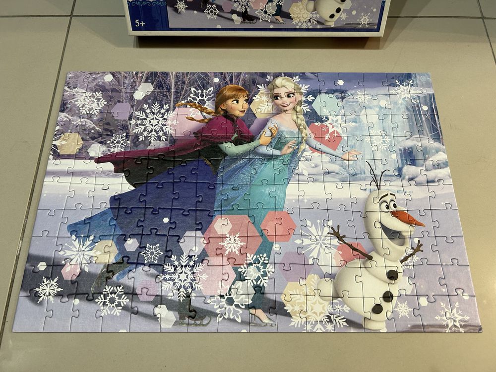 Puzzle Anna & Elsa Frozen Disney Kraina lodu 160 Trefl