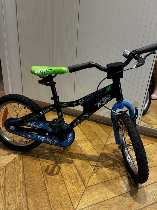 Rower dziecięcy Ghost BLK Punk 16” – lekki, solidny, markowy!