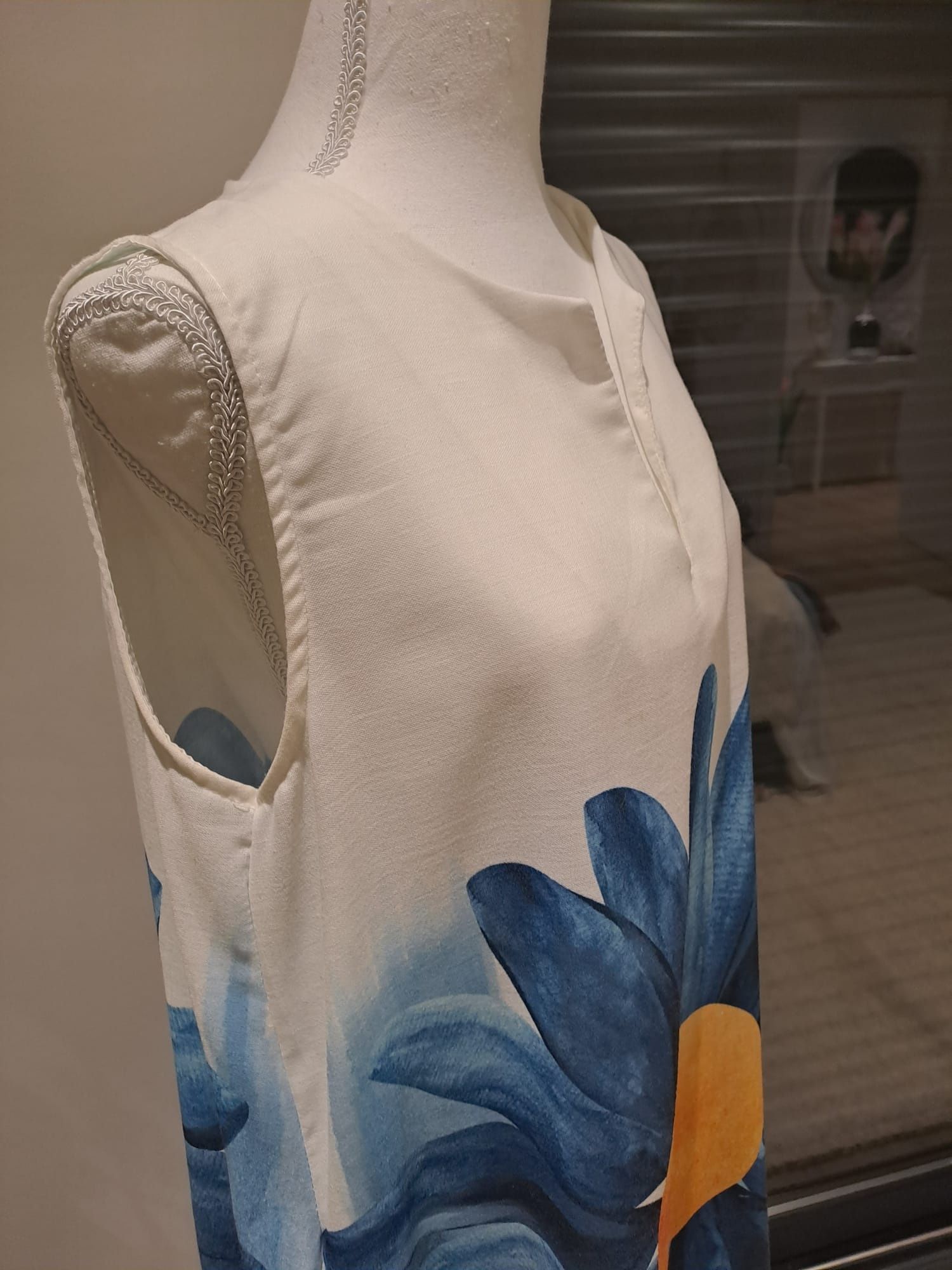 Vestido comprido linho