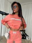 La manuel dres komplet pastel koral M/L