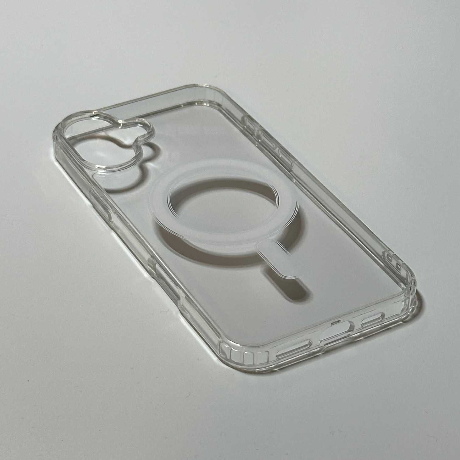 NOWE Etui iPhone 16 Plus Przezroczyste + MAGSAFE Ładowanie Indukycjne