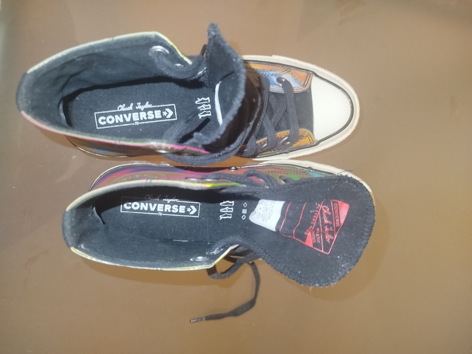 Sapatilhas holográficas all star
