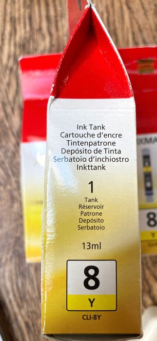 Oryginalny Tusz CLI CANON Pixma 8Y, CLI-8Y