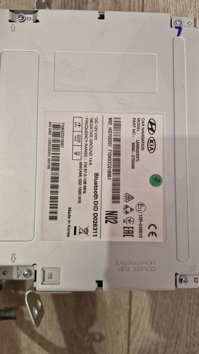 Магнітола штатна  Hyundai Tucson  TL 15-21 з навігацією 96560D70024X