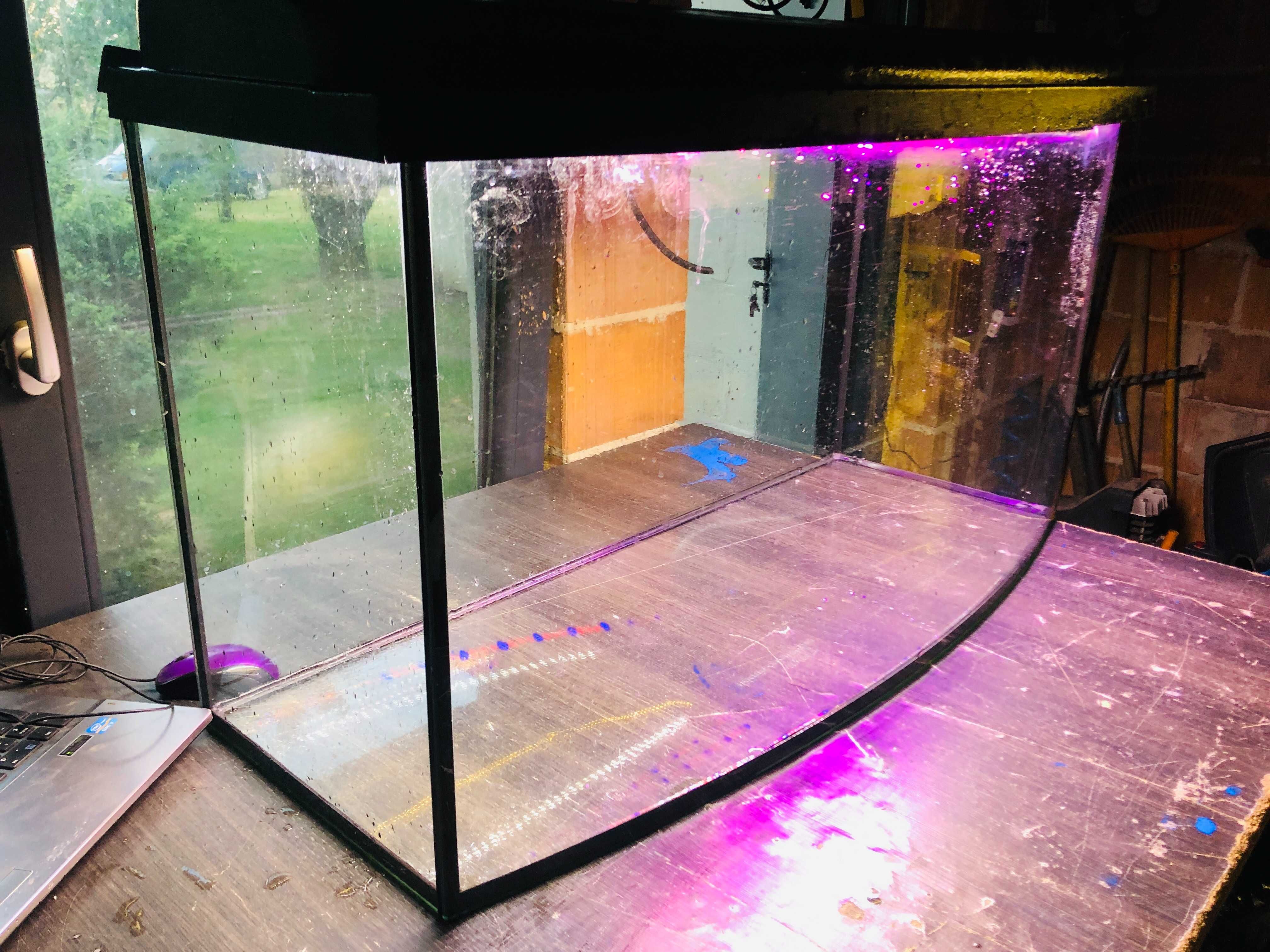 Akwarium 100 x 40 x 50 pokrywa, oświetlenie