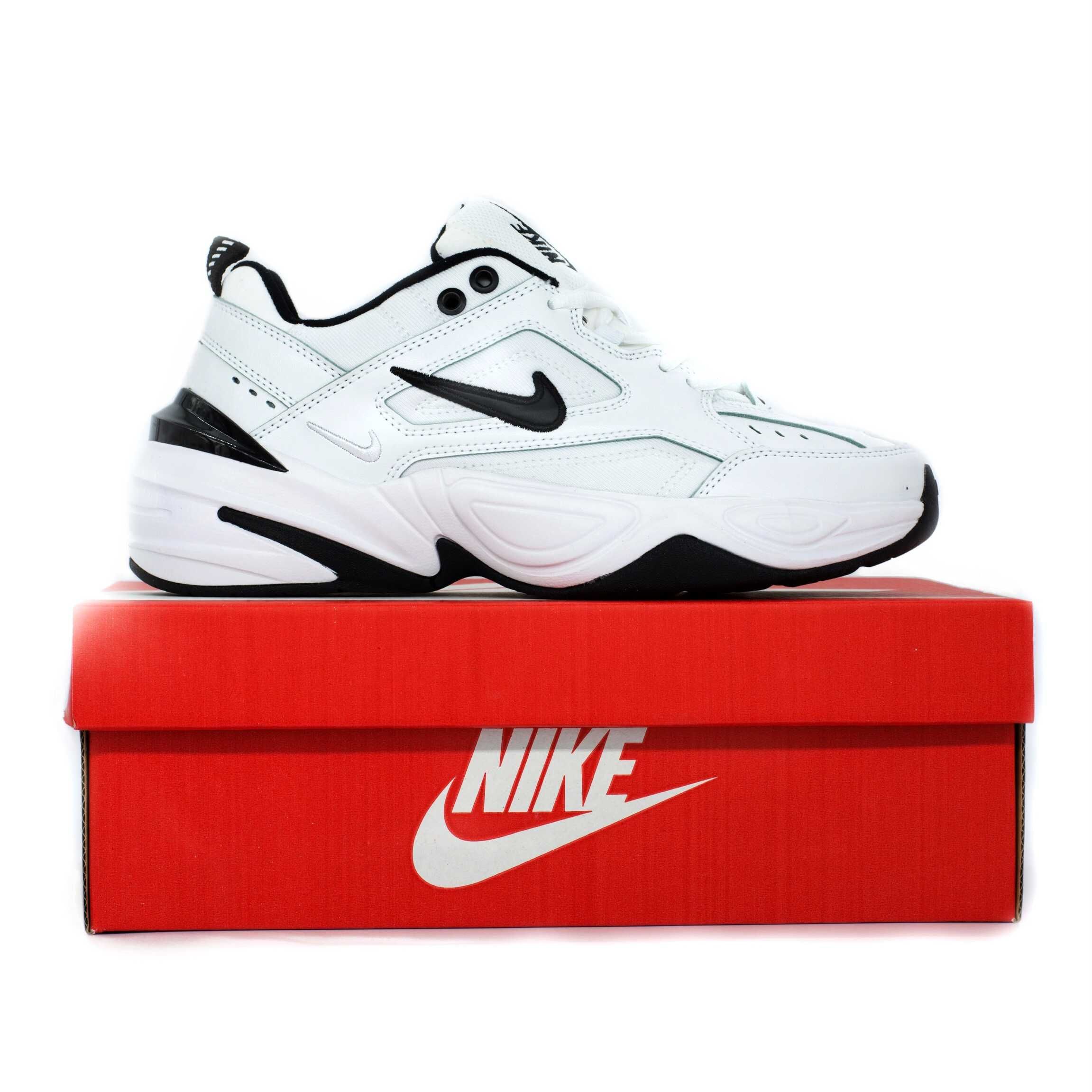 Кросівки чоловічі Nike m2k Tekno білі / Найк Текно белые кожаные