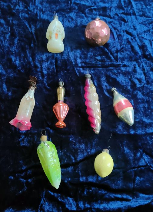 Винтажные ёлочные игрушки СССР