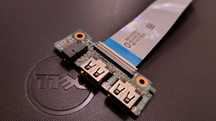 Porty USB + mini jack do laptopa Dell latitude 14