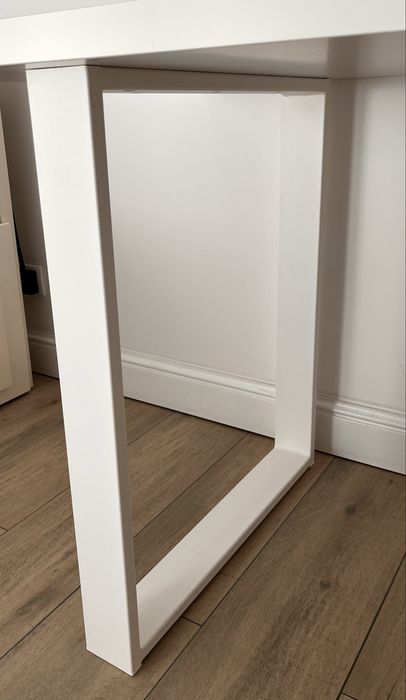 Noga do stołu loft, biurka 60x72 metal kolor biały