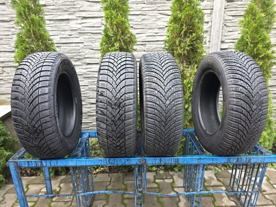 4szt zima 195/65-15 2x Semperit 95T 7.5mm + 2x Firestone 91T 6.5mm