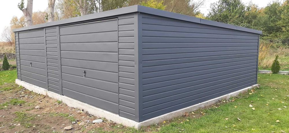 Garaże Blaszane Każdy Wymiar 4x4 6x6 7x6 Konstrukcja Profil Zamknięty!