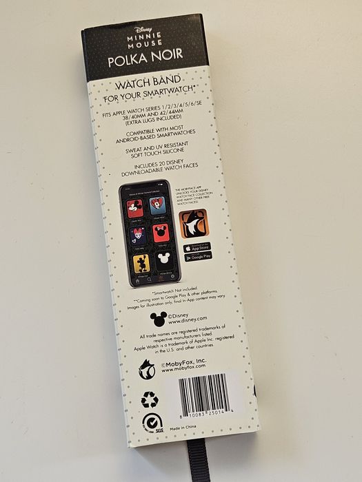 Pasek do zegarka Apple Watch i inne 22mm - Disney Minnie Mouse MobyFox